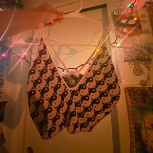 Full Tilt Yin Yang Double Strap Bralette (XS)